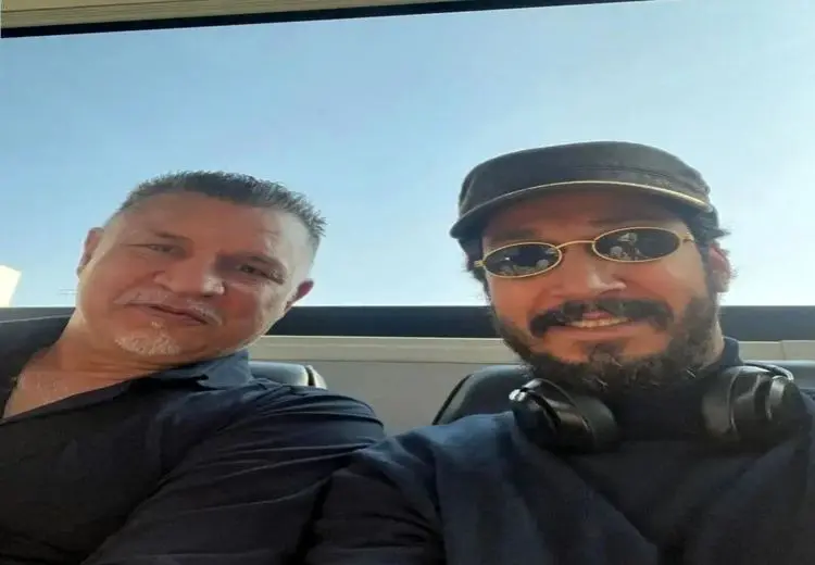 سلفی بهرام افشاری در کنار علی دایی