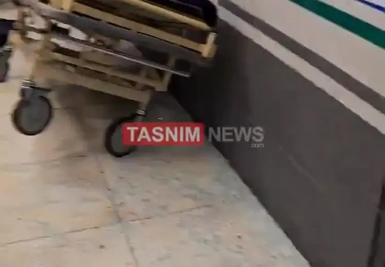 آسیب به بیمارستان گاندی در پی حملات امشب