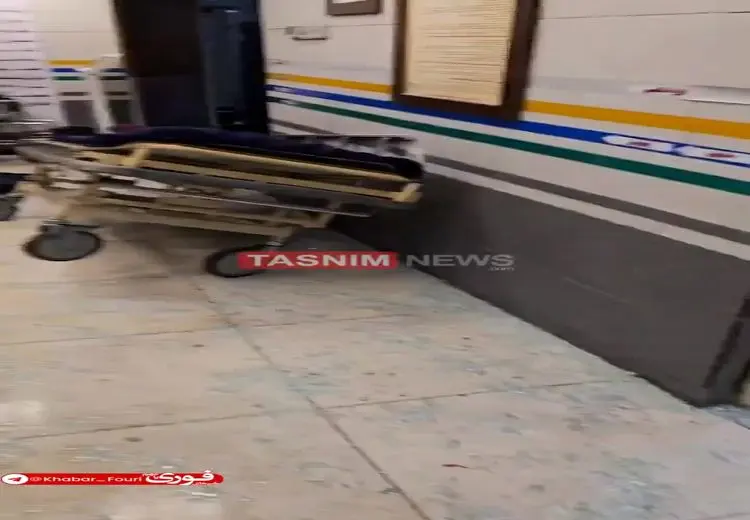 آسیب به بیمارستان گاندی در پی حملات امشب