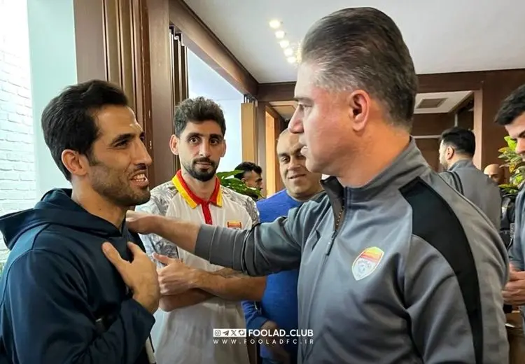 کاپیتان سابق پرسپولیس مهمان اردوی شاگردان یحیی + عکس