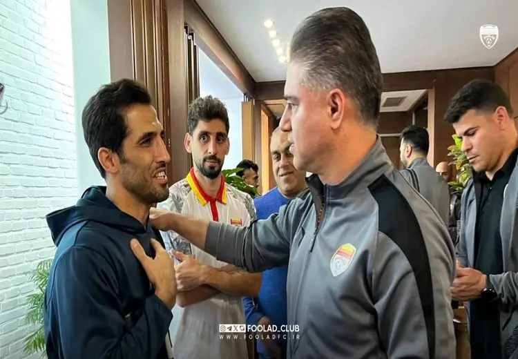 کاپیتان سابق پرسپولیس مهمان اردوی شاگردان یحیی + عکس