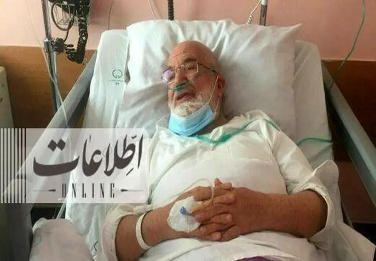  مهدی کروبی در بیمارستان بستری شد