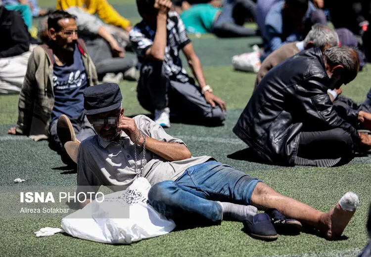 جمع آوری معتادین متجاهر