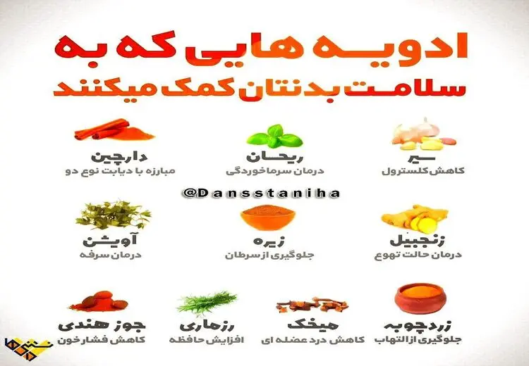 ادویه درمانی !