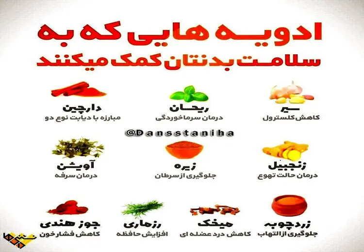 ادویه درمانی !