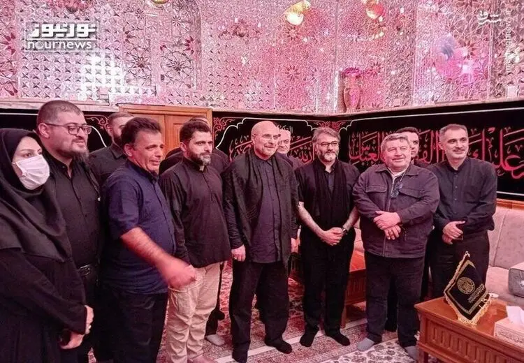عکس یادگاری قالیباف با یک اصلاح طلب در نجف اشرف