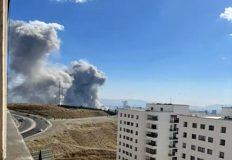 تصاویری از انفجار در نقاط مختلف تهران و کرج