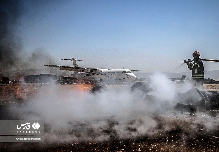 سقوط یک فروند هواپیمای نظامی‌ در کازرون