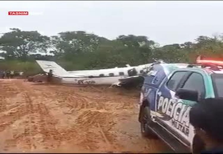 اولین ویدیو از سقوط هواپیما در برزیل در جنگلهای آمازون