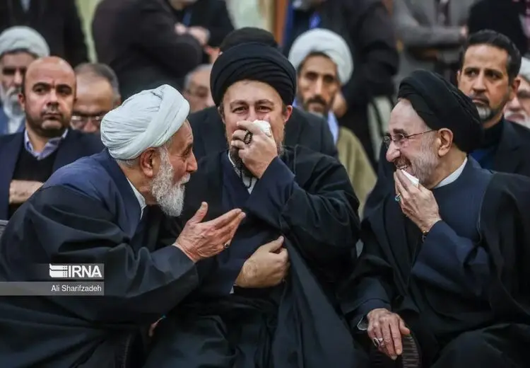 عکس پربازدید از مراسم تشییع آیت‌الله بجنوردی