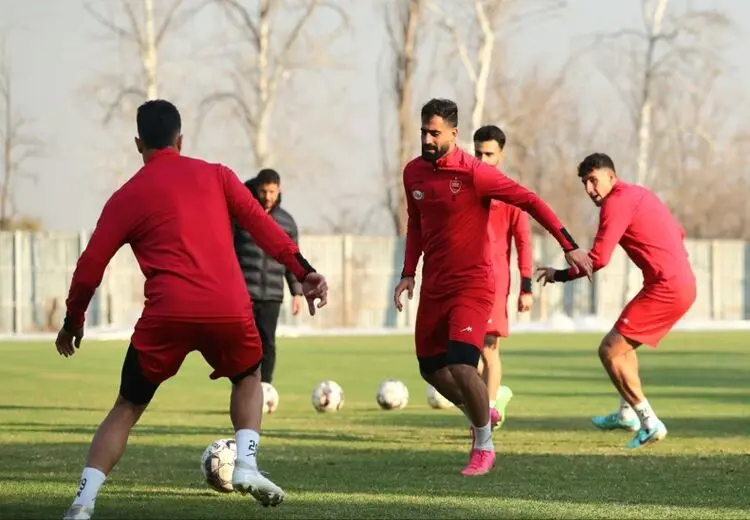 تمرین پرسپولیس بدون دو ستاره !