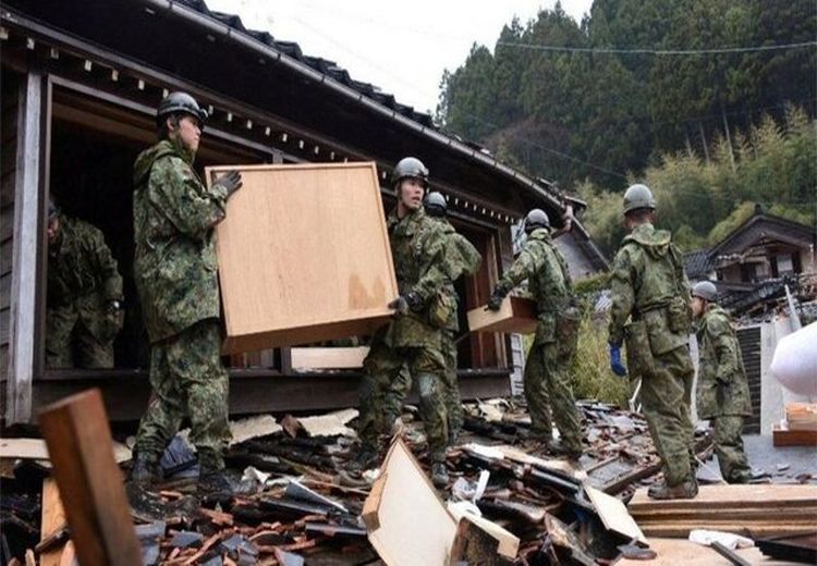 تعداد قربانیان زلزله ژاپن به ۱۲۶ نفر رسید