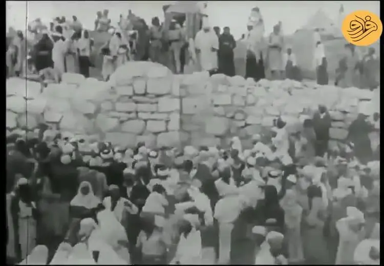 ویدئویی نادر از رمی جمره و ذبح قربانی در حج ۱۳۱۵