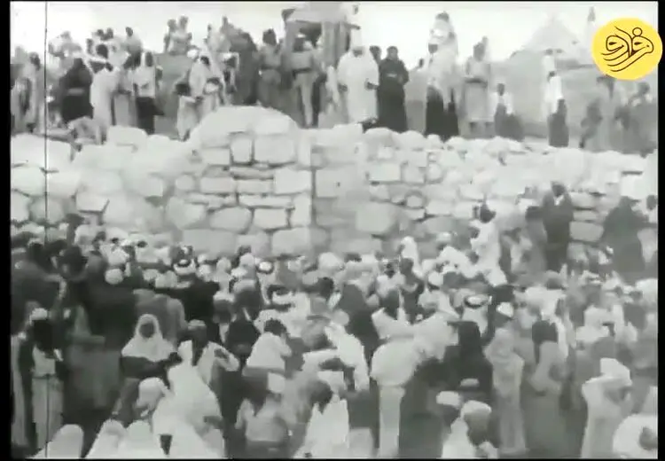 ویدئویی نادر از رمی جمره و ذبح قربانی در حج ۱۳۱۵