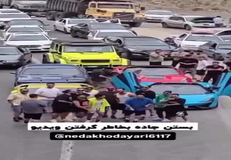 تصاویری از خودخواهی و اقدام غیر قانونی چند جوان در جاده‌های شمال! 