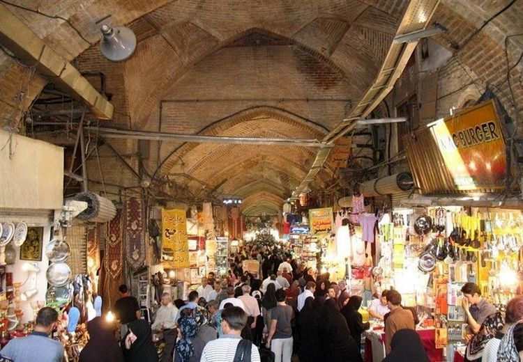 سقف یک بازارچه تاریخی اصفهان فروریخت

