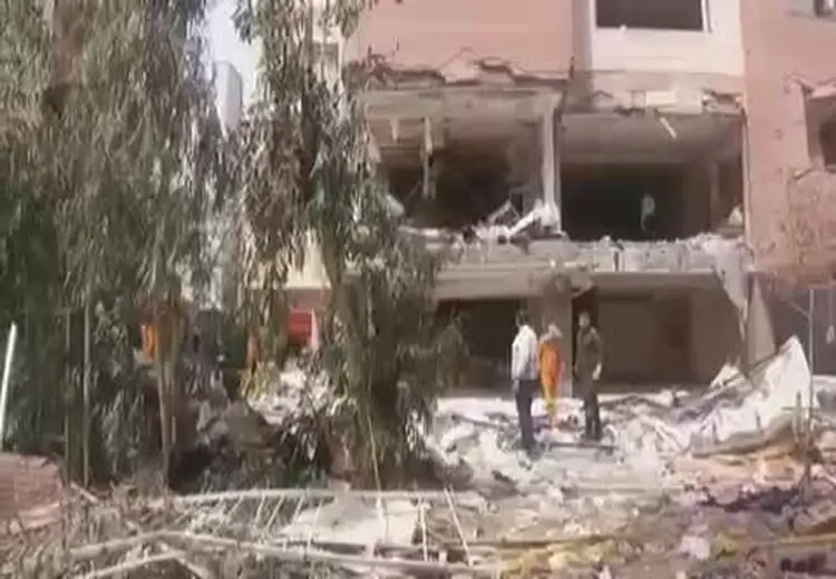 فیلم از محل حادثه انفجار در پردیسان قم