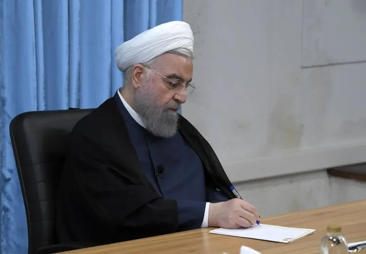 پیام روحانی به آیت‌الله سید مجتبی خامنه‌ای رهبر جدید ایران