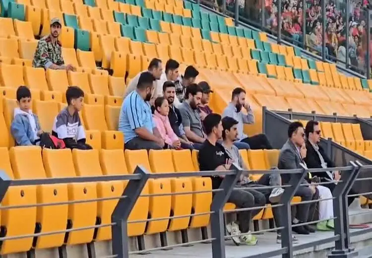 حضور غیرقانونی تماشاگران مرد در بازی پرسپولیس و سپاهان