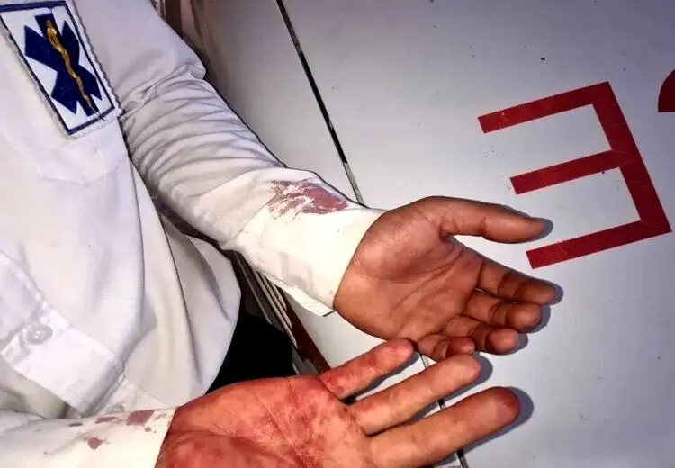 جزییات حمله به کارشناس و آمبولانس اورژانس در خوزستان + عکس