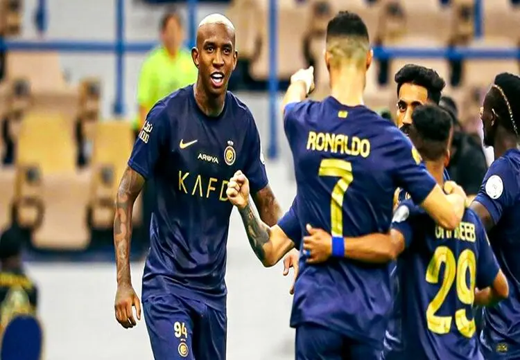 صعود النصر با پاس گل رونالدو  