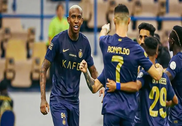  صعود النصر با پاس گل رونالدو  