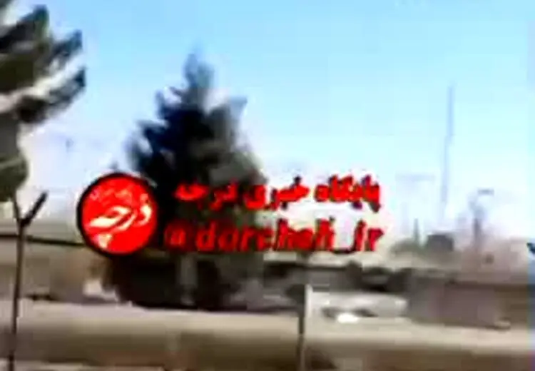 لحظه سقوط بالگرد ارتش در درچه اصفهان