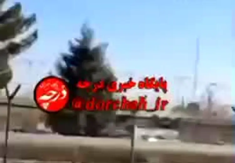 لحظه سقوط بالگرد ارتش در درچه اصفهان