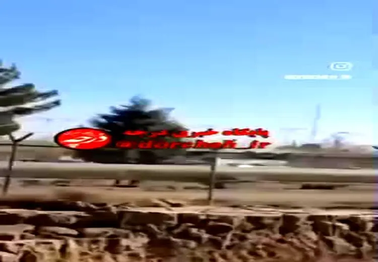 لحظه سقوط بالگرد ارتش در درچه اصفهان