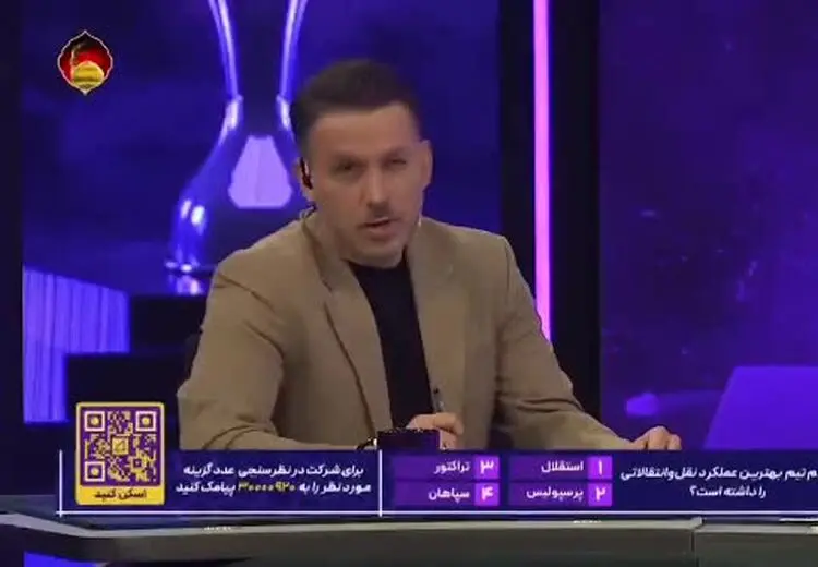 تایید باندبازی در پرسپولیس روی آنتن زنده + فیلم