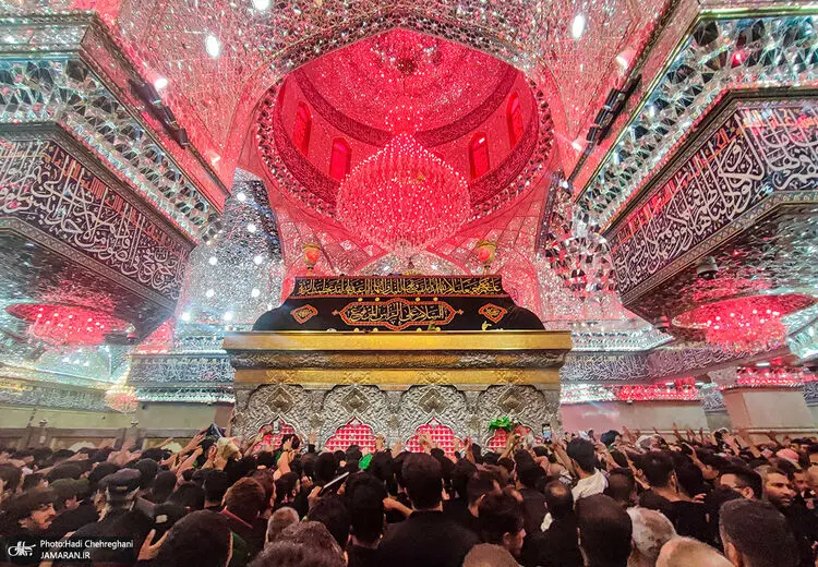 بارگاه سالار شهیدان در شب اربعین