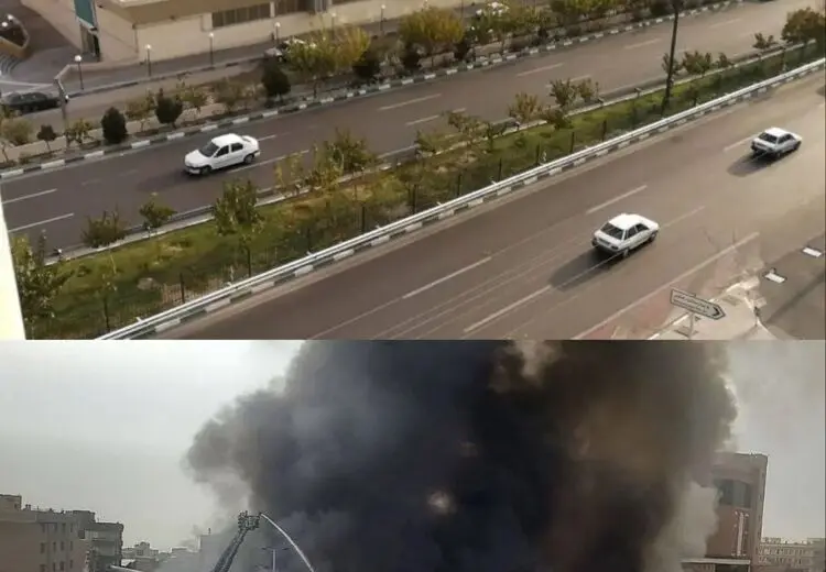 عکس بازار جنت‌آباد قبل از حادثه آتش‌سوزی