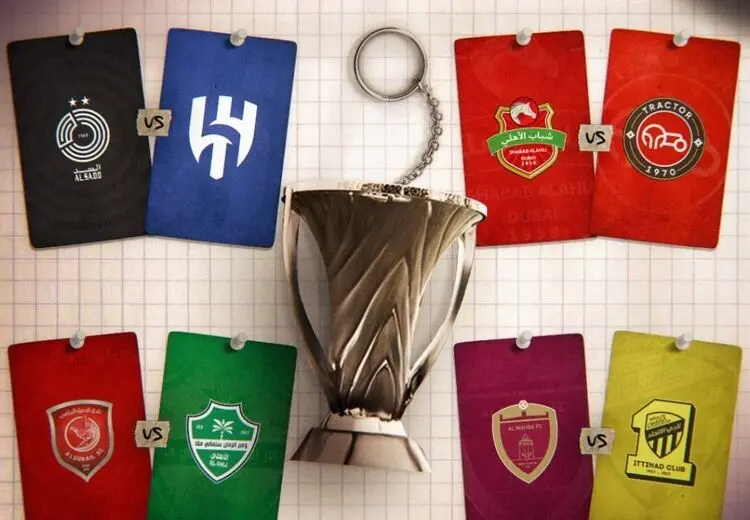  پوستر AFC برای دیدار تراکتور و شباب‌الاهلی