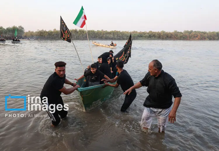 استقبال از زائران کربلا در روستای «خلیفه حیدر»