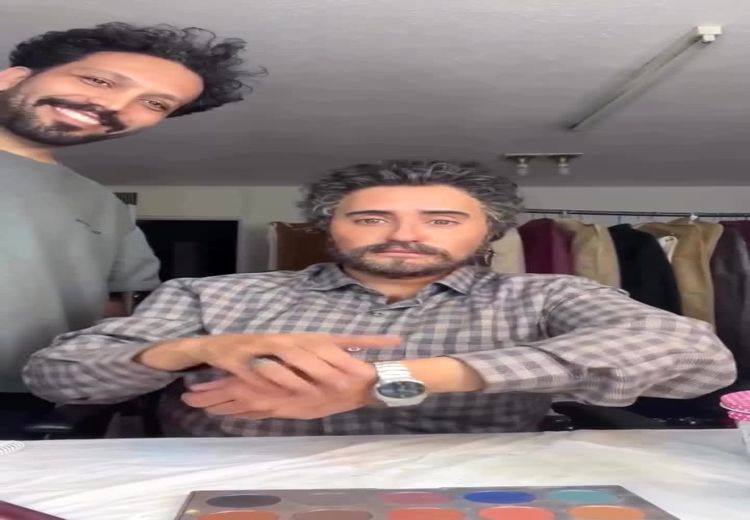  تصاویری جالب از گریم جنجالی الناز شاکردوست