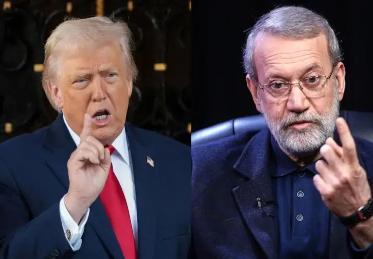 پاسخ تند لاریجانی به اظهارات ترامپ درباره اعتراضات در ایران