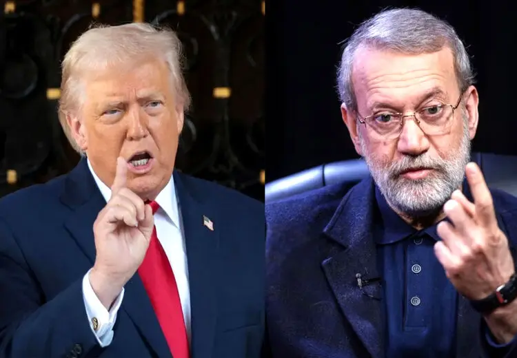 پاسخ تند لاریجانی به اظهارات ترامپ درباره اعتراضات در ایران