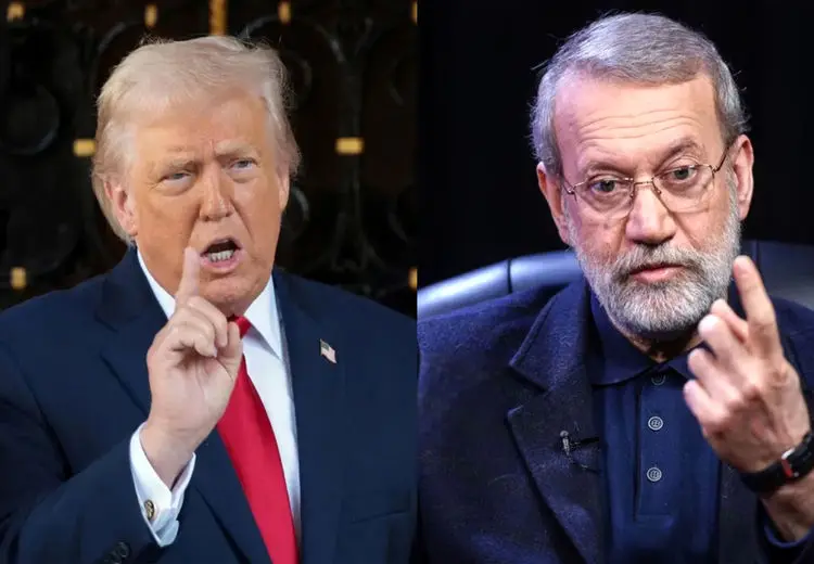 پاسخ تند لاریجانی به اظهارات ترامپ درباره اعتراضات در ایران