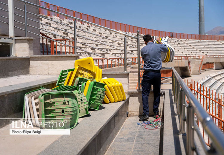 حال و روز ورزشگاه قزوین برای میزبانی لیگ برتر