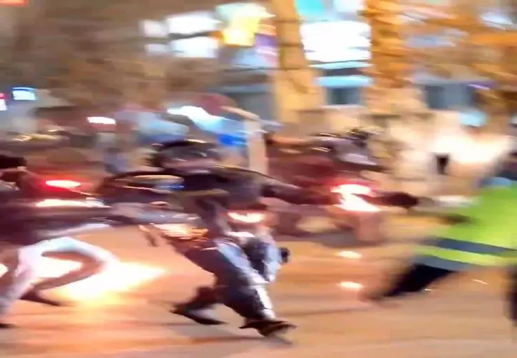 نخستین ویدیو از اعتراضات شب گذشته