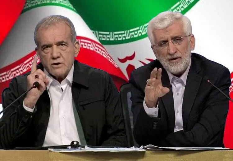 
سوال پزشکیان از جلیلی: من که برنامه‌ای برای افزایش قیمت بنزین ارائه نداده‌ام اما شما بگویید آیا بنزین پس از اجرای طرح «وان» در دولت شما کمتر از ۶۰ هزار تومان است؟
