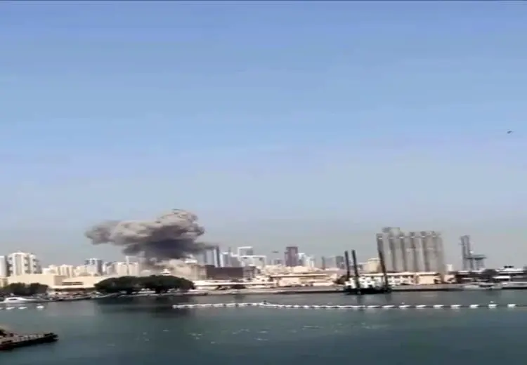 حمله موشکی ایران به پایگاه آمریکا در بحرین + فیلم