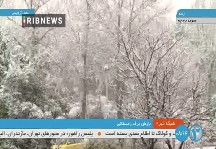تصاویری از سفیدپوش شدن تهران