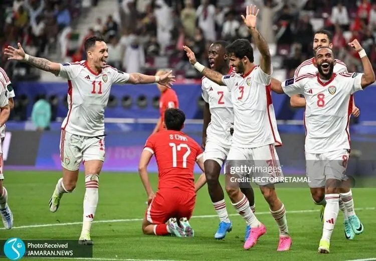  امارات 3 امتیاز را از هنگ کنگ گرفت