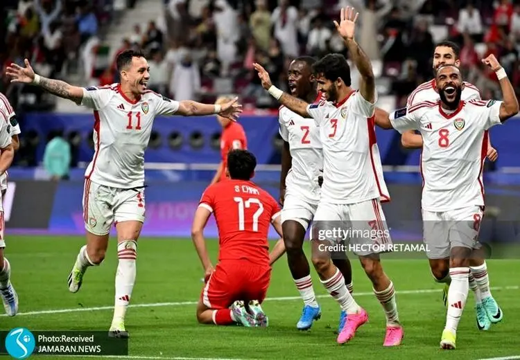  امارات 3 امتیاز را از هنگ کنگ گرفت