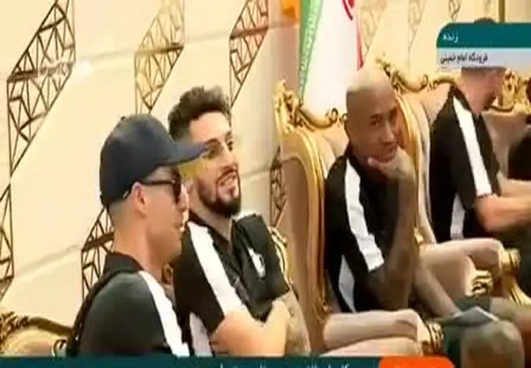 لحظه ورود کاروان النصر با رونالدو به تهران