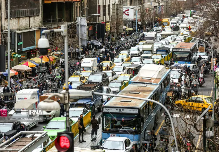 تصاویری از ترافیک آخر سال در تهران