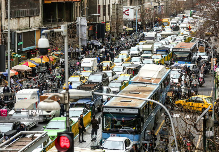 تصاویری از ترافیک آخر سال در تهران