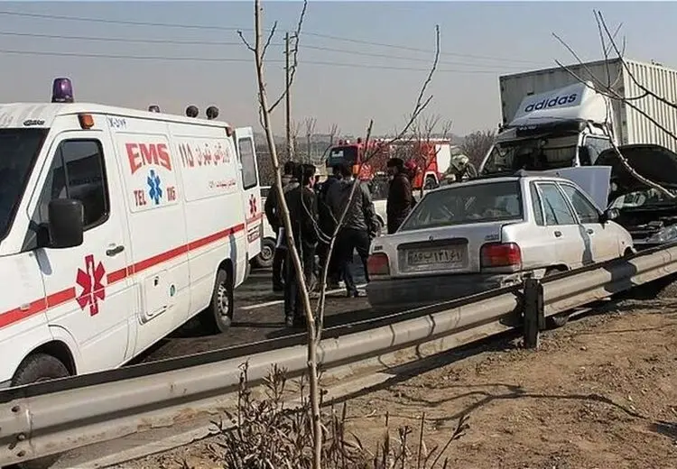 وقوع چهار تصادف مرگبار در بزرگراه تهران