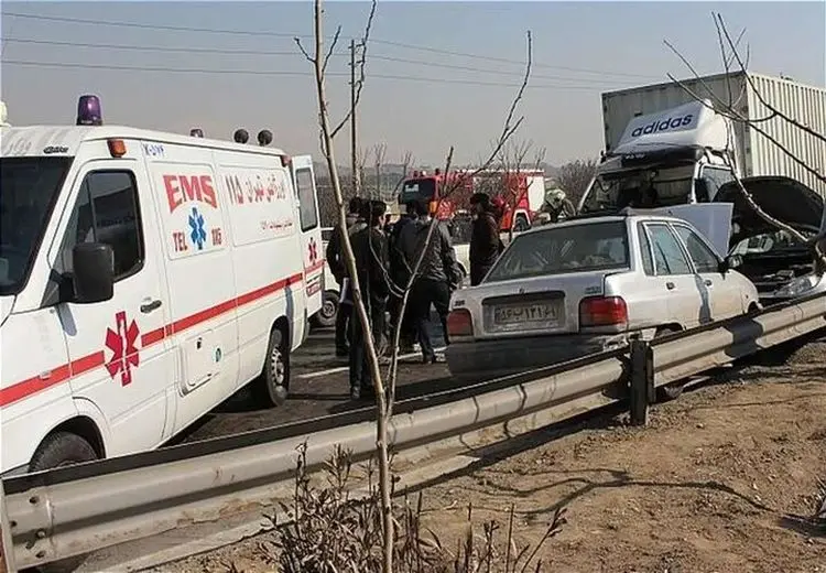 وقوع چهار تصادف مرگبار در بزرگراه تهران